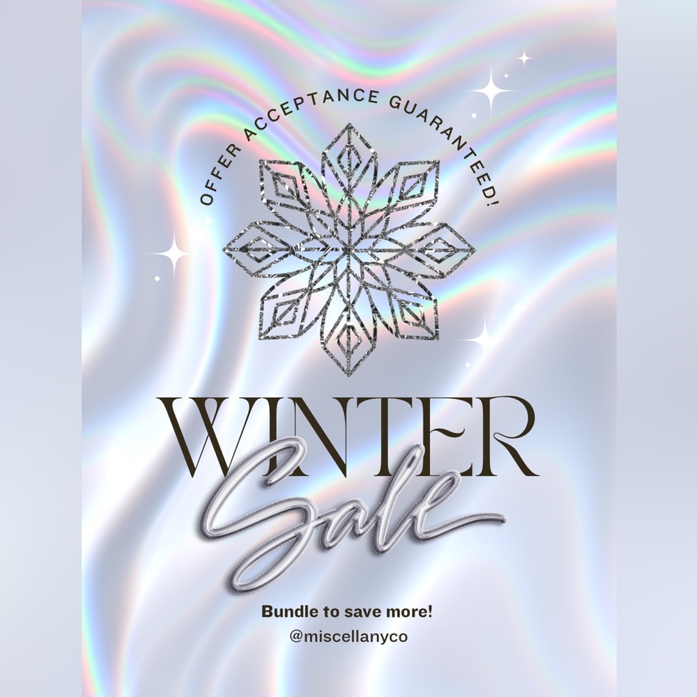 WINTER SALE! Make an offer